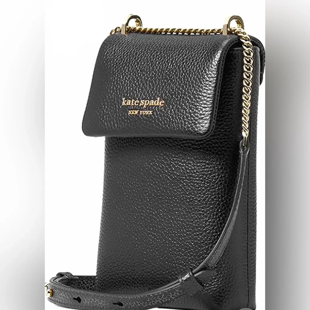 NWT Kate Spade NY Roulette Pebbled Leather North South Crossbody